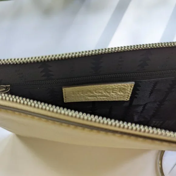 THACKER Gable Leather Travel Bag Wristlet in Soft Butter Yellow NEW - Picture 5 of 6